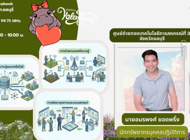 จัดรายการวิทยุ “เกษตรอินดี้” ... พารามิเตอร์รูปภาพ 1